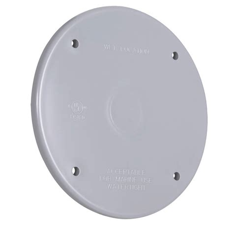 cover for round electrical box|electrical outlet round cover plate.